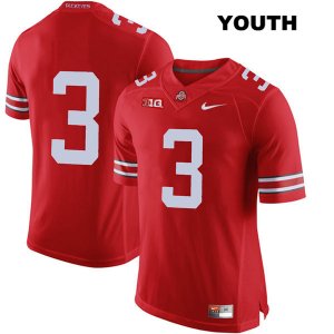 Youth NCAA Ohio State Buckeyes Damon Arnette #3 College Stitched No Name Authentic Nike Red Football Jersey FX20V41RQ